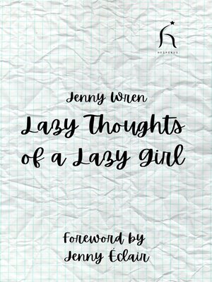 cover image of Lazy Thoughts of a Lazy Girl